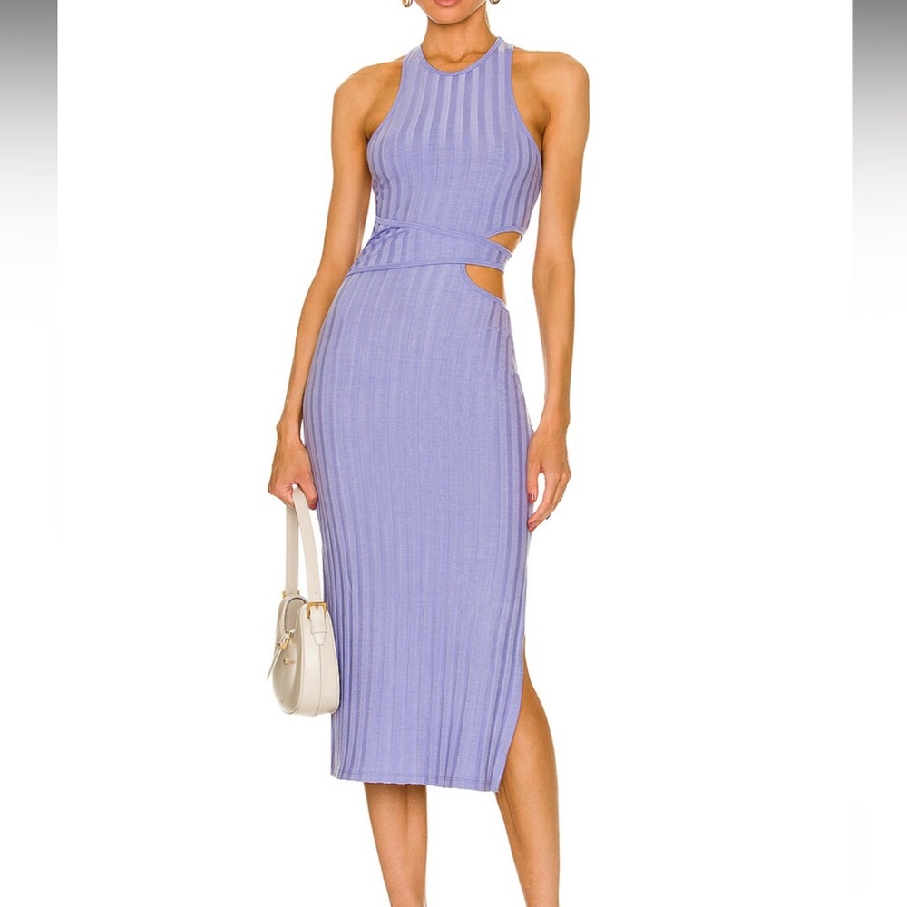 JONATHAN SIMKHAI STANDARD Kaya Cut Out Midi Dress